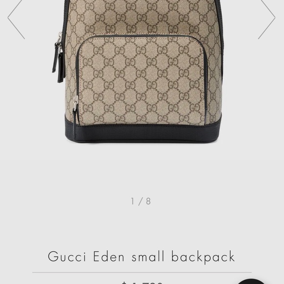 Gucci back pack - Picture 1 of 3